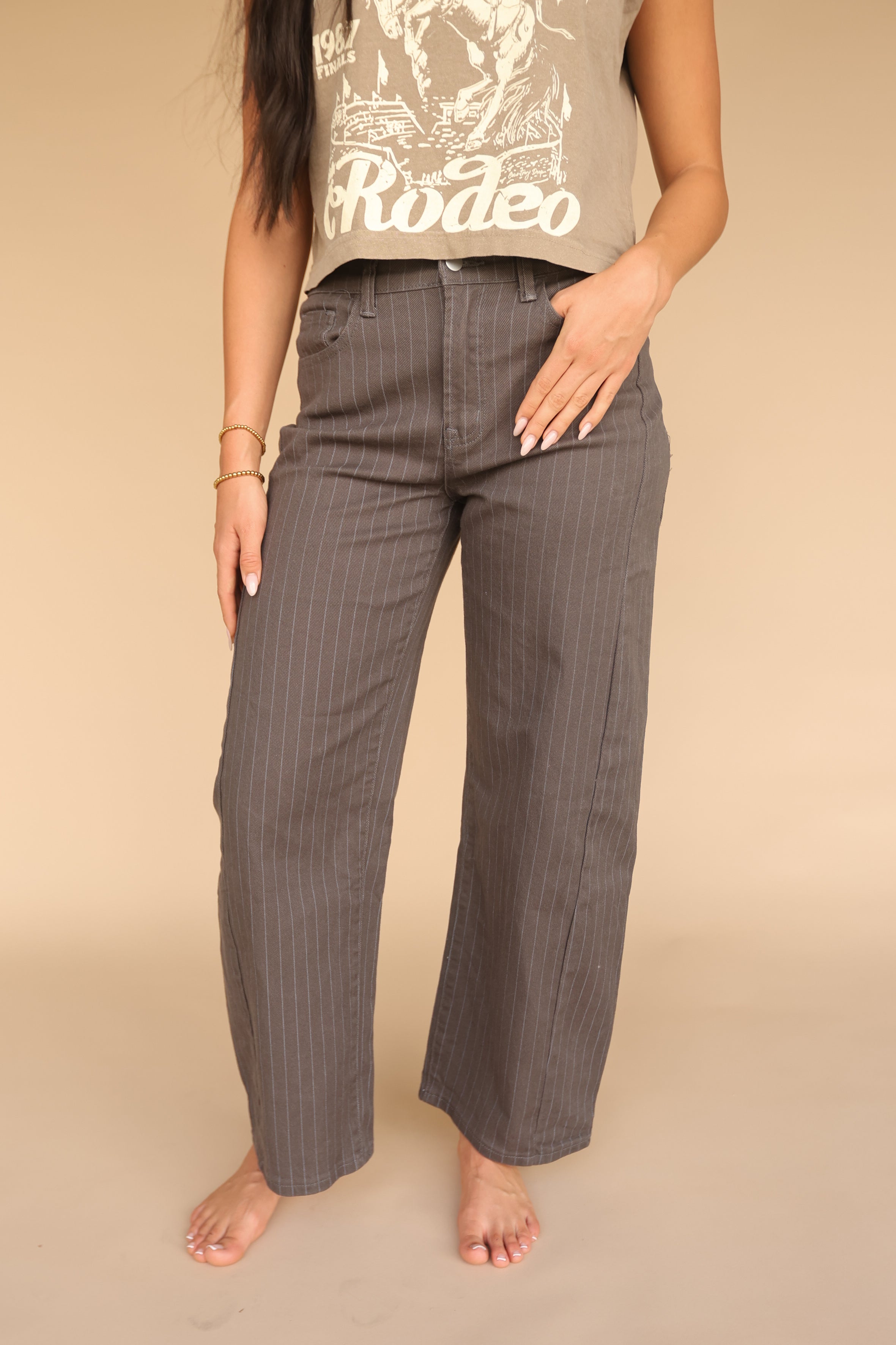Pinstripe Trouser