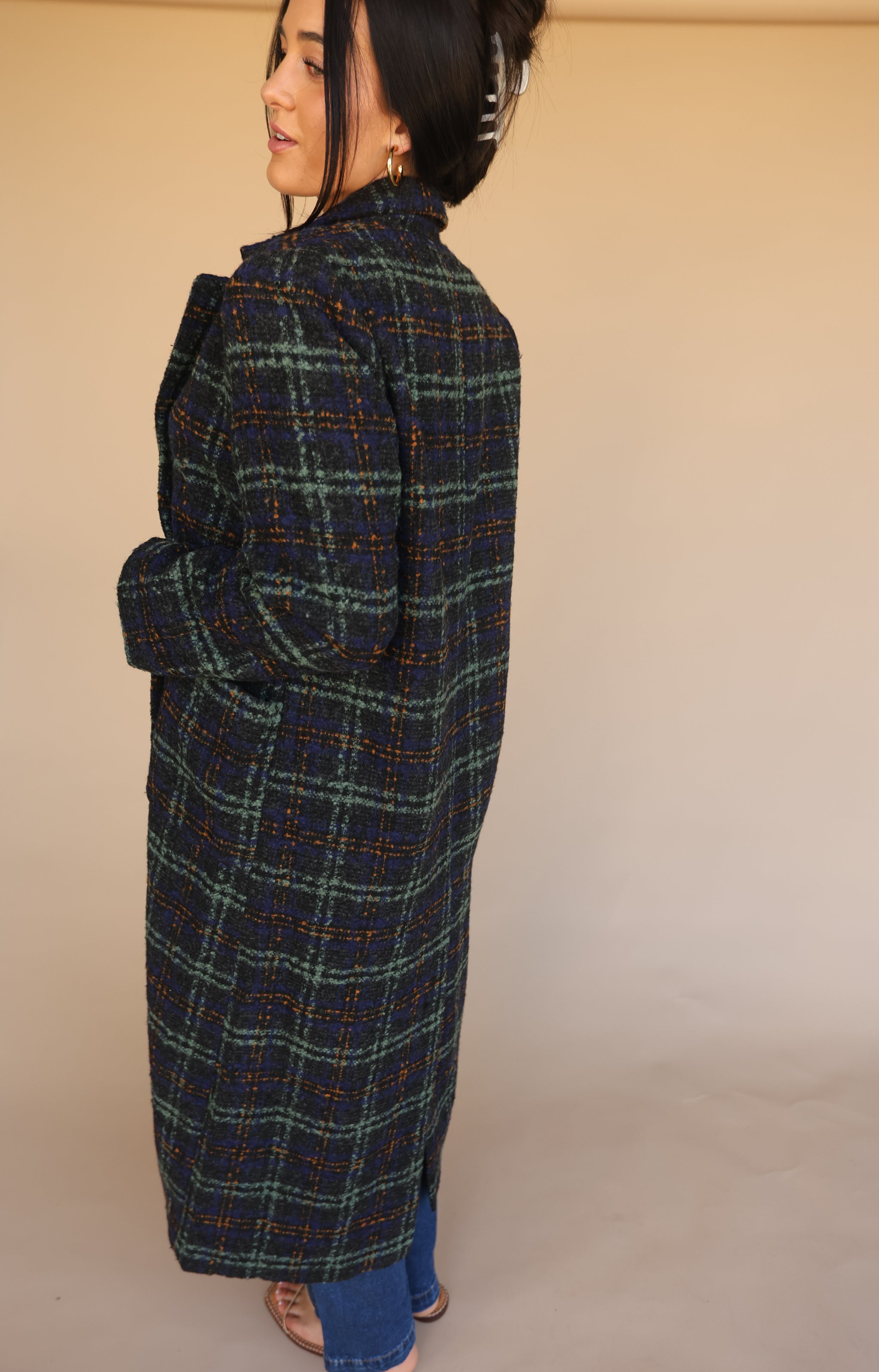 Highland Plaid Coat