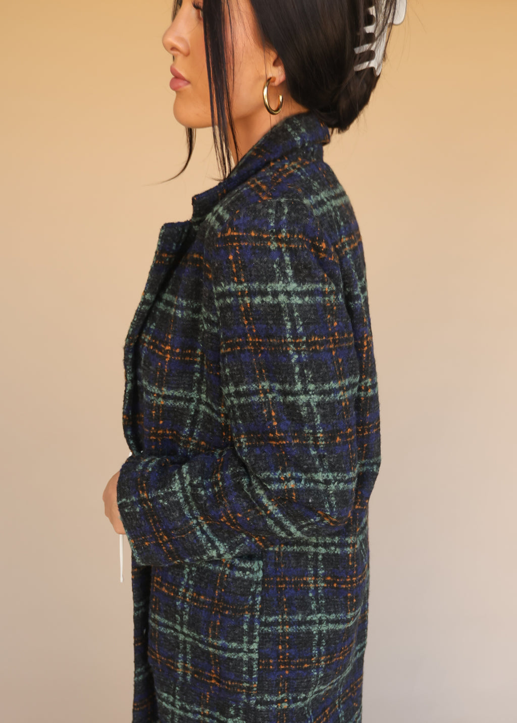 Highland Plaid Coat