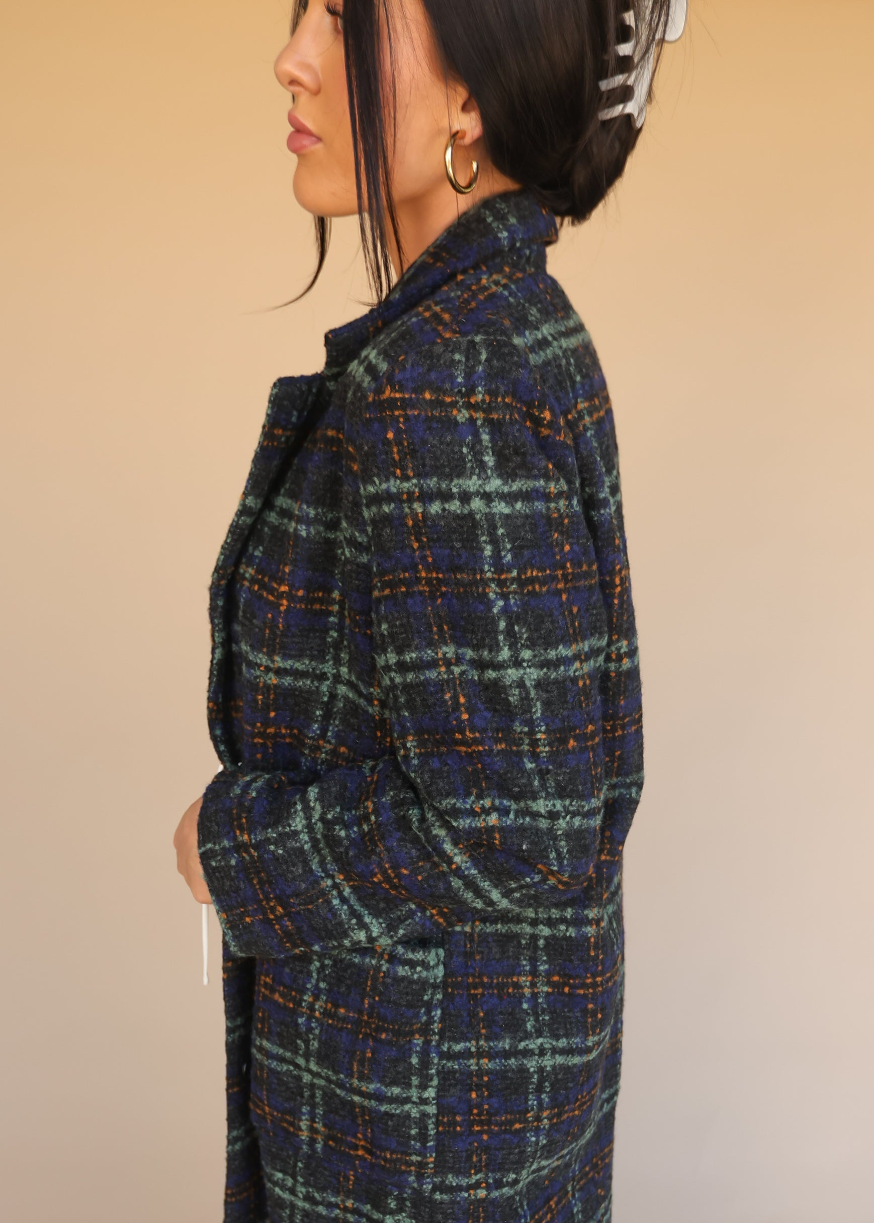 Highland Plaid Coat