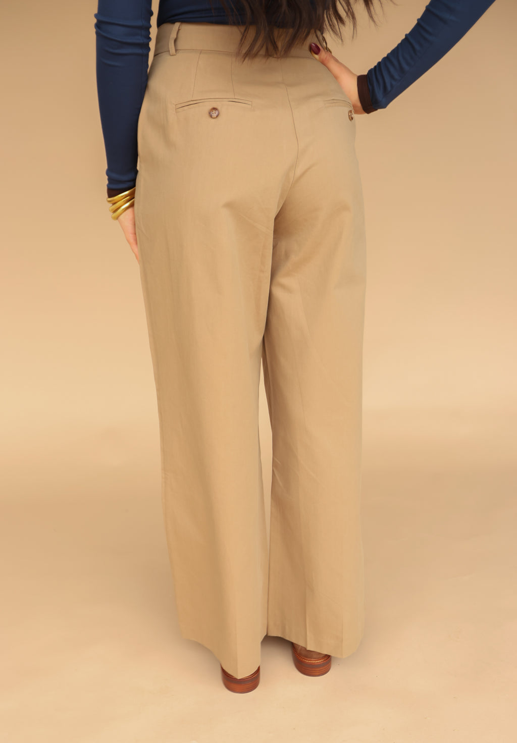 Mocha Pleated Pants