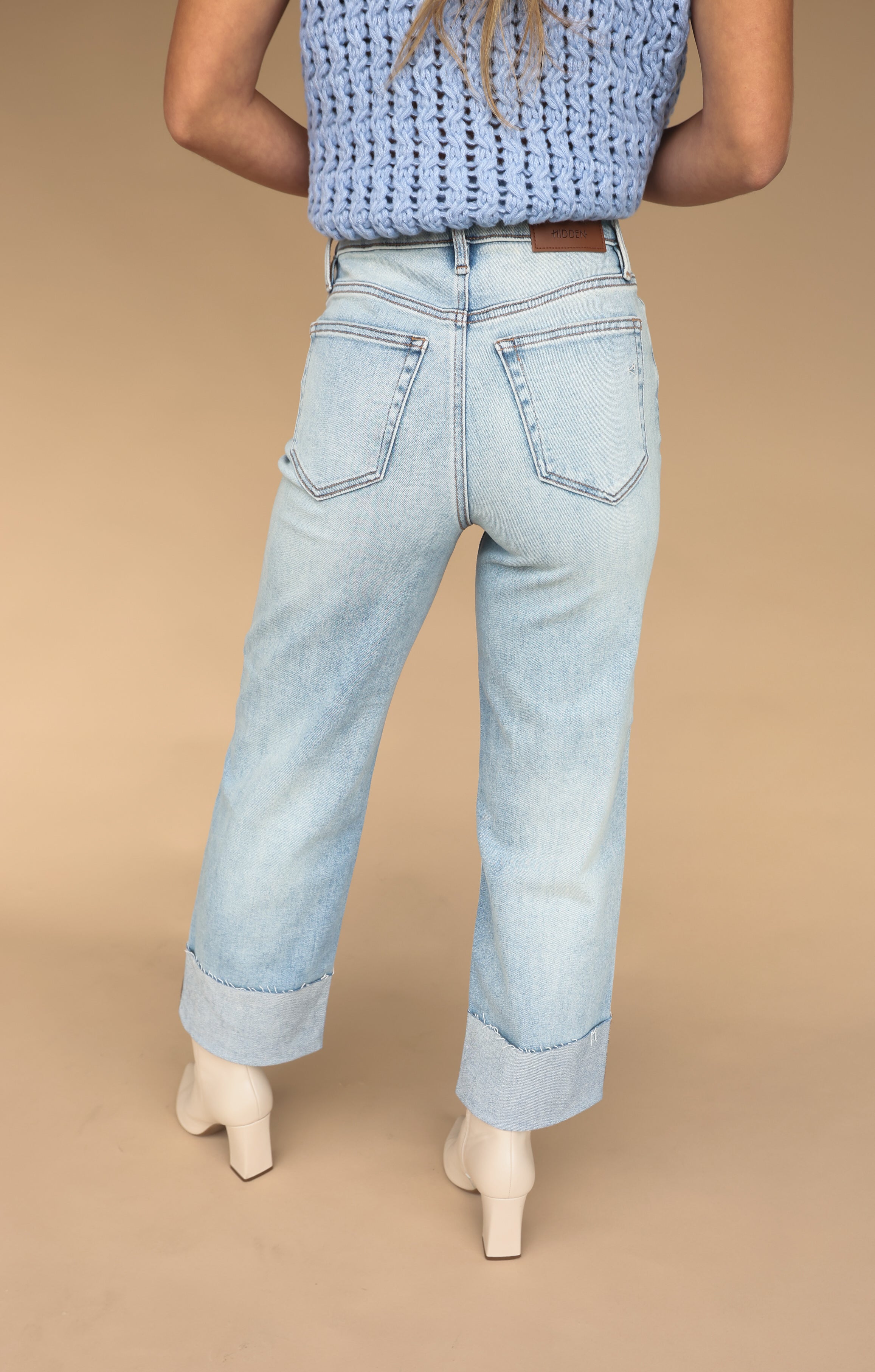 Cropped Strait Denim