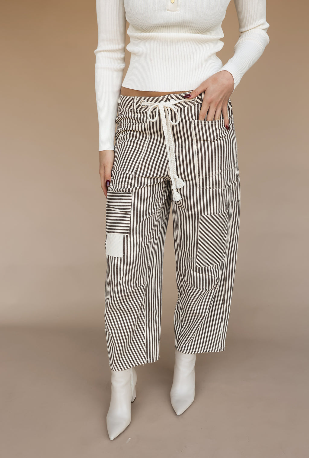 Striped Drawstring Pant