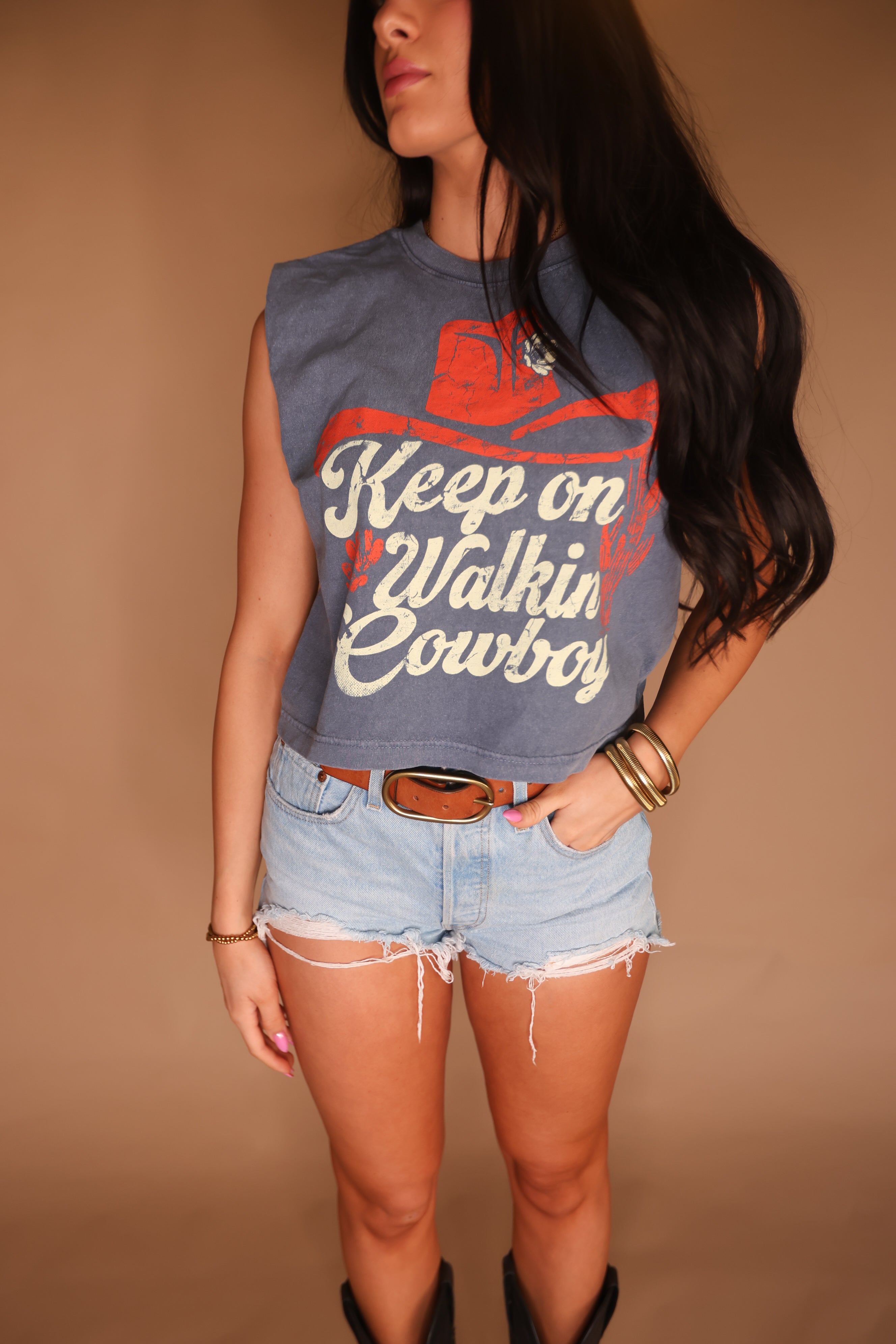 The Cowboy Muscle Tee
