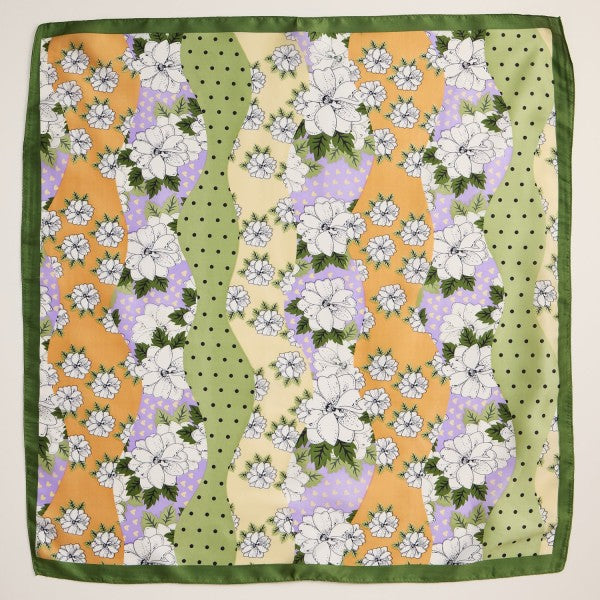 Floral Silk Scarf