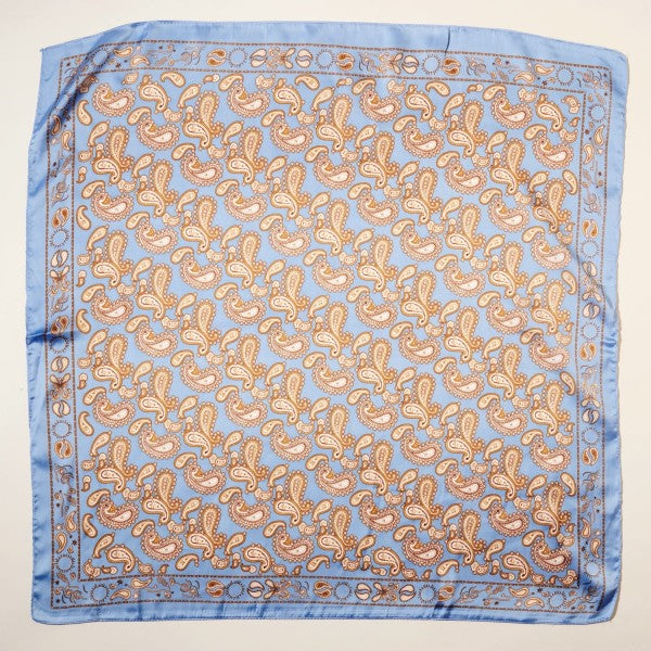 Blue Paisley Scarf